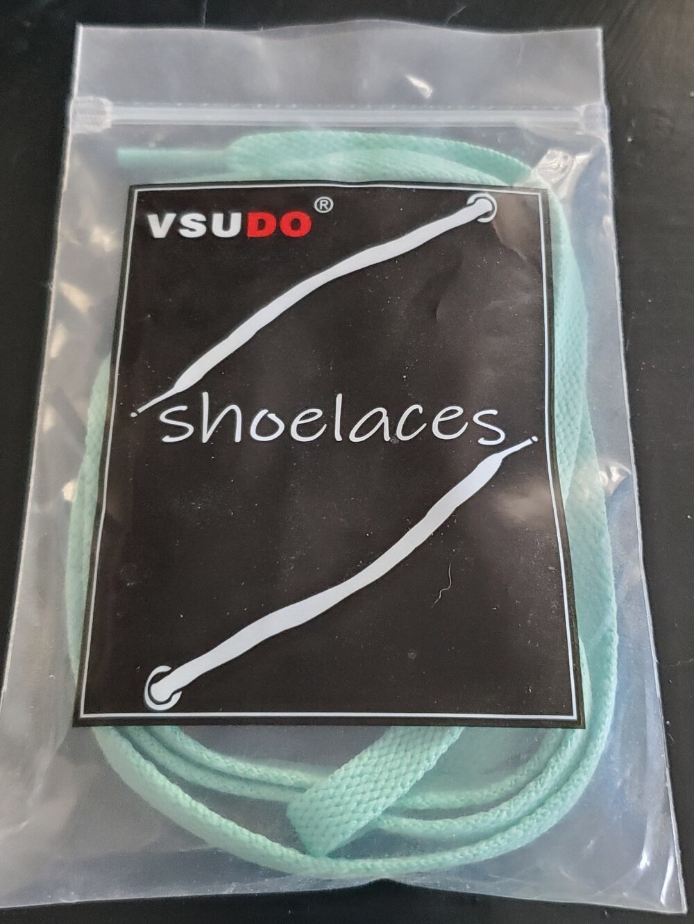 1 Pair Of Mint Green Shoelaces